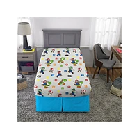 Kid's Super Mario Plumber Mario 4-Piece Twin Bed In A Bag