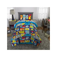 Kid's Pokemon Comics 4-Piece Twin Bed In A Bag