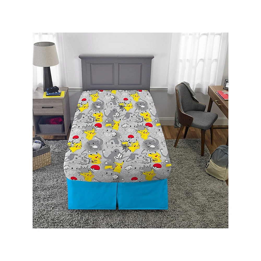 Kid's Pokemon Comics 4-Piece Twin Bed In A Bag