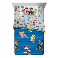 Kid's Paw Patrol Dog On The Loose 4-Piece Twin Bed In A Bag Set