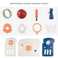 Baby Playpen, Kids Safety Gate With Basketball Hoop, Baby Fence For Home/indoor/outdoor