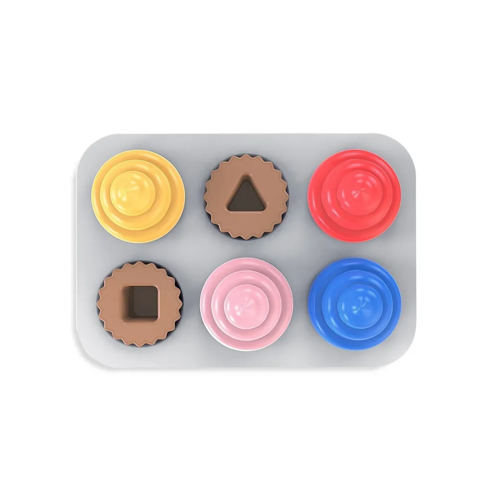 Sort and Sweet Cupcakes Shape Sorting Activity Toy