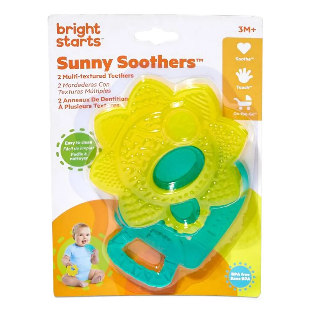 Bright Starts™ - Sunny Soothers™ Easy-Grasp Teether 2-Pack