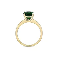 10K Yellow Gold & Emerald Ring