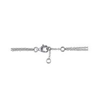 Diamond Heartbeat Sterling Silver Bracelet