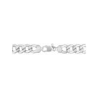 Sterling Silver Curb-Link Chain Bracelet - 9-Inch