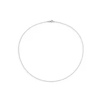 Collier en chaîne à boule en argent sterling, 51 cm x 1 mm