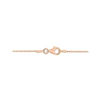 18K Rose Goldplated Sterling Silver Ball Chain Anklet