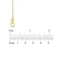 18K Goldplated Sterling Silver Ball Chain Bracelet