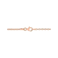 18K Rose Goldplated Sterling Silver Rolo Chain Necklace - 18-Inch x 1.85MM