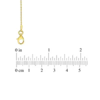 18K Goldplated Sterling Silver Ball Chain Bracelet - 9-Inch