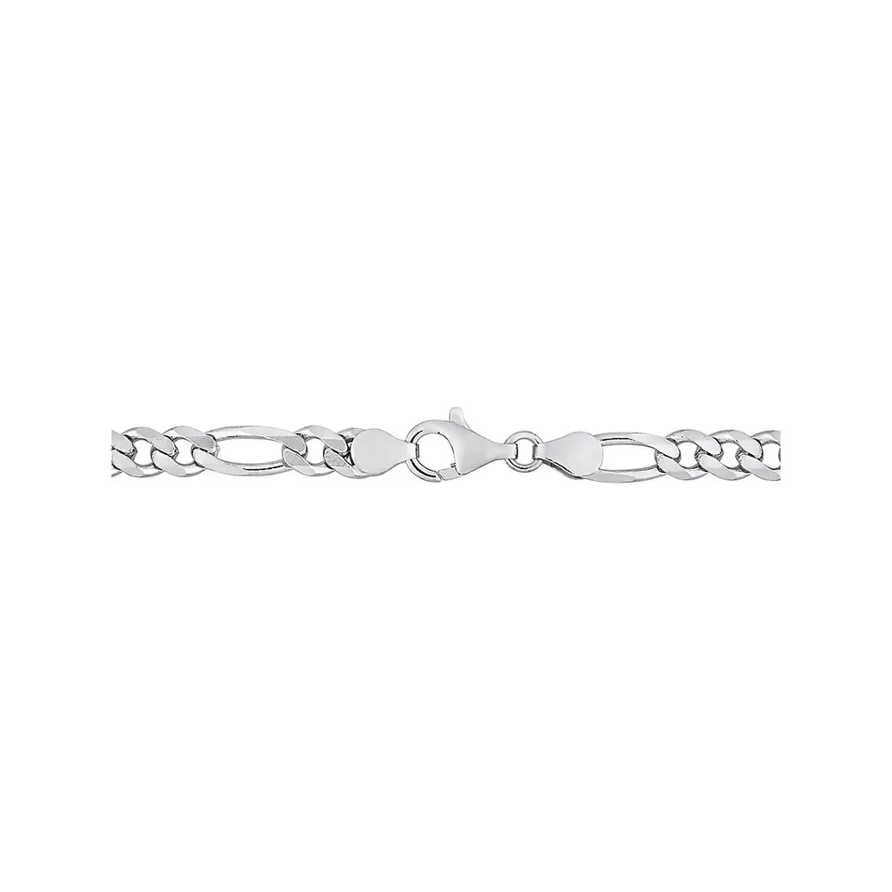 Sterling Silver Figaro Chain Anklet