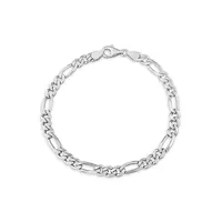 Sterling Silver Figaro Chain Anklet