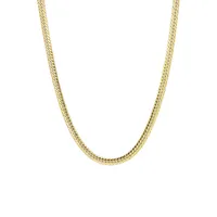 18K Goldplated Sterling Silver Herringbone Chain Necklace - 16-Inch x 3MM