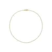 18K Goldplated Sterling Silver Ball Chain Necklace - 16-Inch