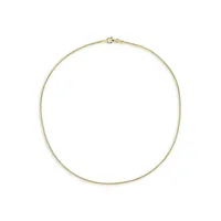 18K Yellow Goldplated Sterling Silver Snake Chain Necklace - 16-Inch x 1.2MM