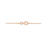 18K Rose Goldplated Sterling Silver Ball Chain Bracelet