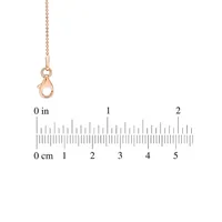 18K Rose Goldplated Sterling Silver Ball Chain Bracelet