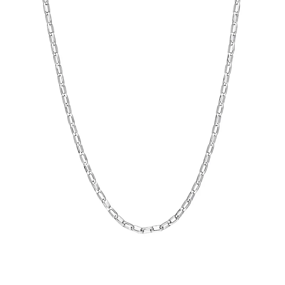 Buy Golden Rectangular Dainty Pendant Chain Necklace Online – The Jewelbox