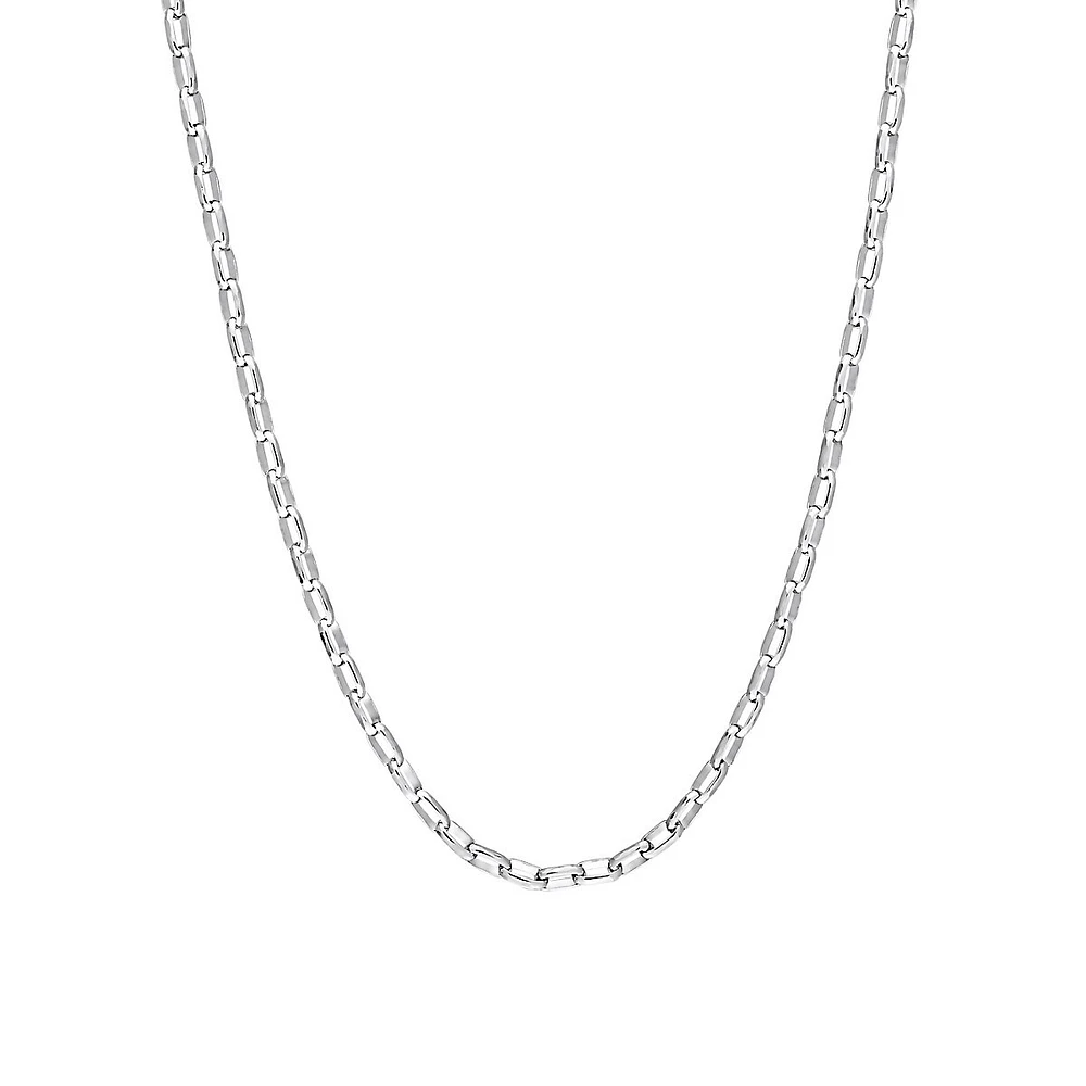 Buy Golden Rectangular Dainty Pendant Chain Necklace Online – The Jewelbox