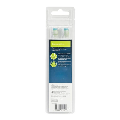 Ensemble de deux têtes de brosse de rechange Sonicare Diamond Clean