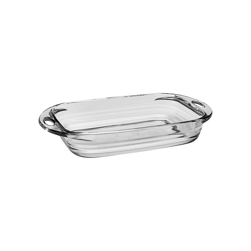 Embossed FireKing 3-Quart Bake Dish