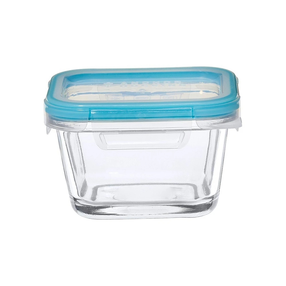 TrueLock Locking-Lid Rectangular Glass Storage Container