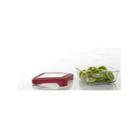 TrueSeal Locking-Lid Rectangular Glass Storage Container