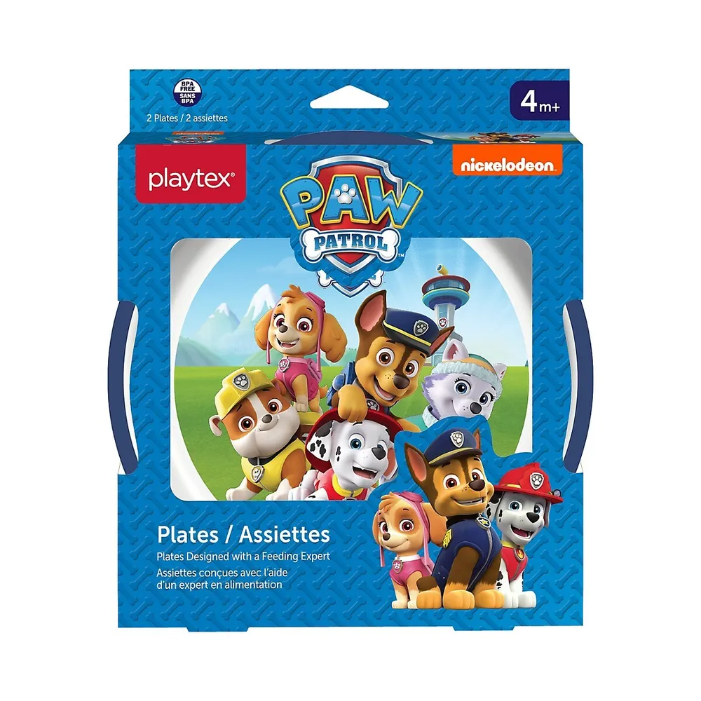 Kid's Paw Patrol Plates 2-Pack