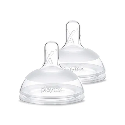 Naturalatch Comfort 2-Pack Fast-Flow Silicone Nipples