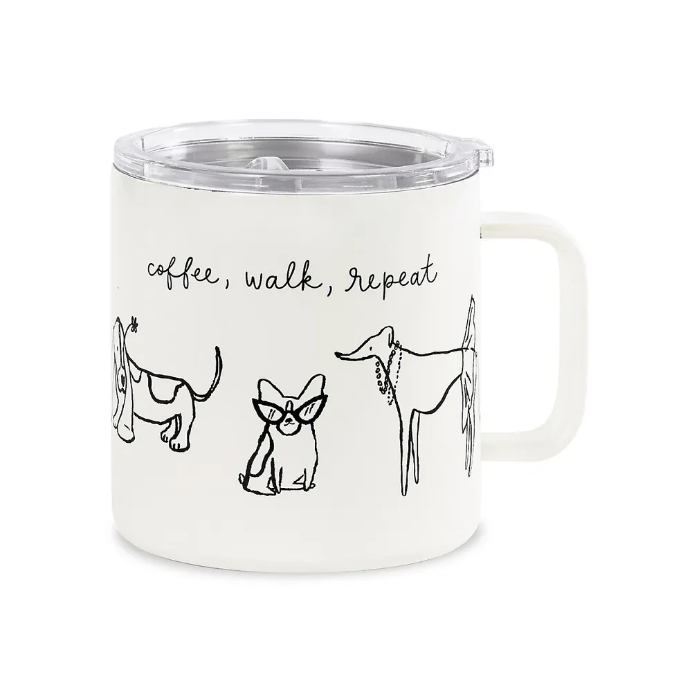 Kate Spade New York + Dog Party Stainless Steel Coffee Mug | Upper Canada  Mall
