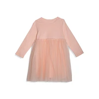 Little Girl's Party Long Sleeve Tutu Dress