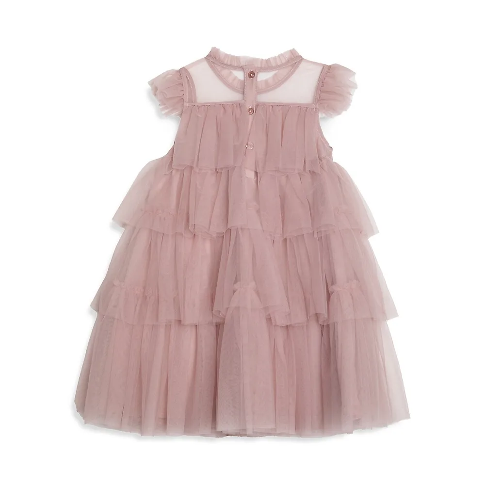 Little Girl's Tiered Tulle Dress