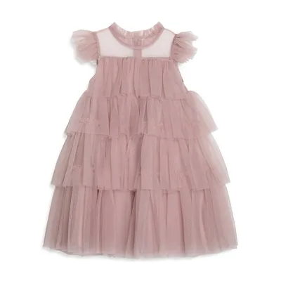 Little Girl's Tiered Tulle Dress