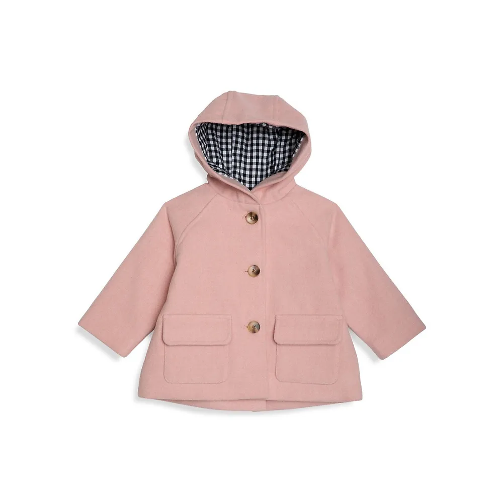 Baby Girl's Melton Jacket
