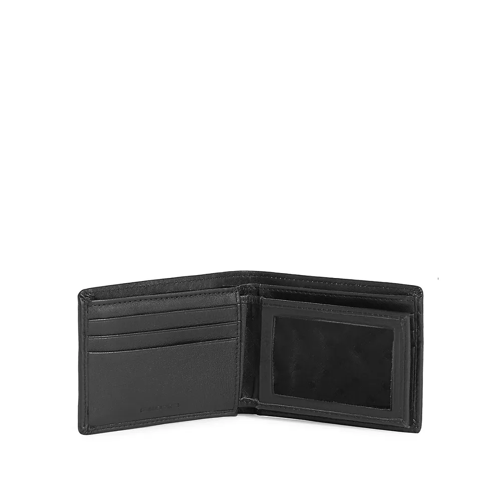 Leather Passcase Cardholder Wallet