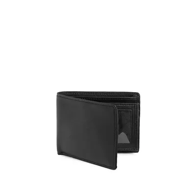 Leather Passcase Cardholder Wallet