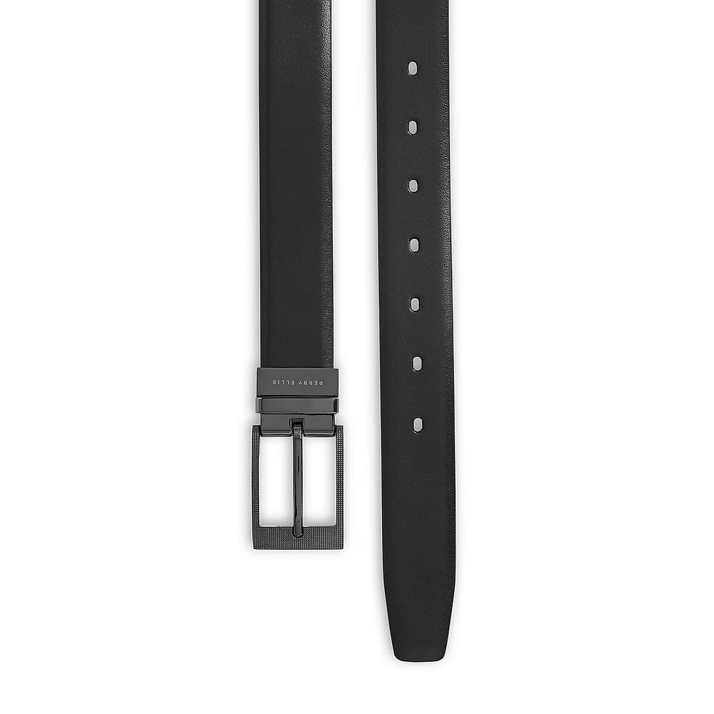 Ceinture de cuir réversible Zeus