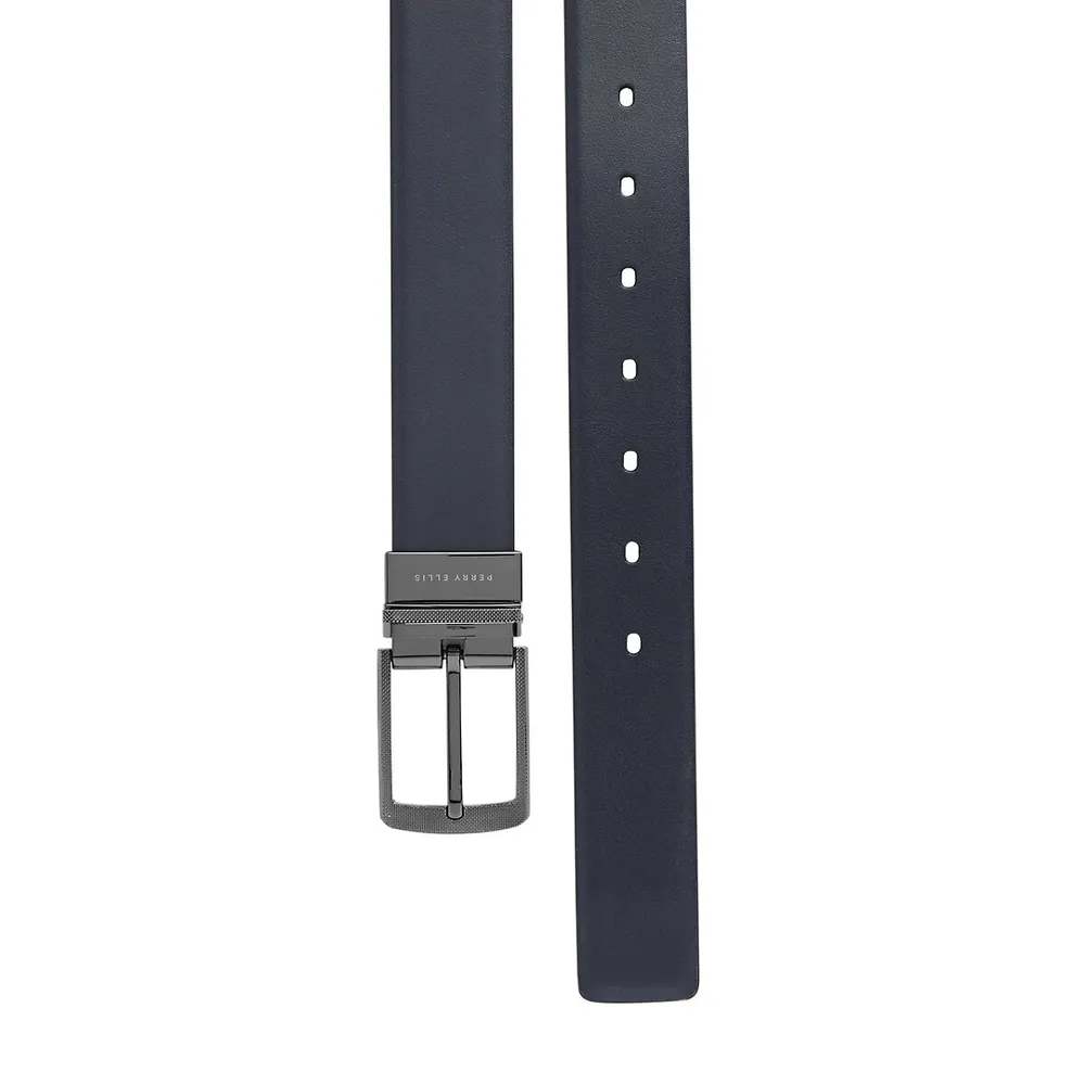 Ceinture réversible First Navy