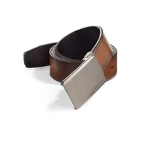 Matte At Me Reversible Leather Belt