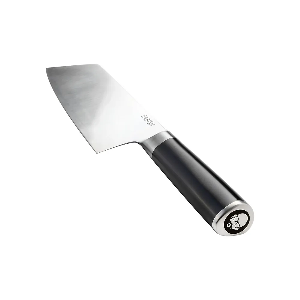 Couteau à lame fendue de 19 cm en acier inoxydable