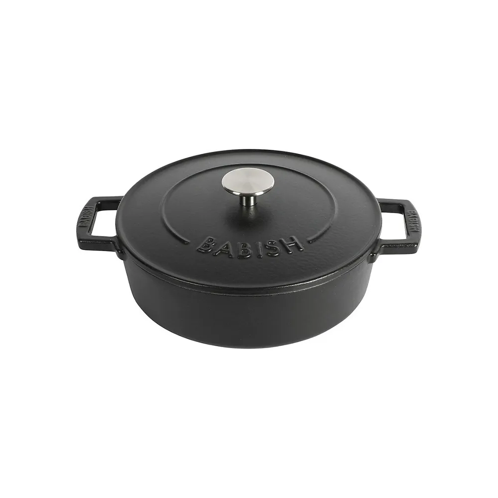 Babish 3qt Cast Iron Braiser