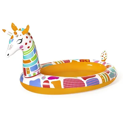 H2ogo! Groovy Giraffe Inflatable Play Pool For Kids 2.66m X 1.57m X 1.27m- 53089