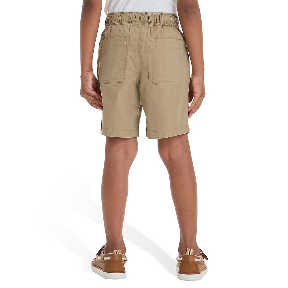 Little Boy's Pull-On Twill Shorts