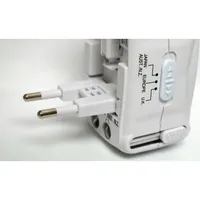 All-in-one Travel Adapter With Integrated Surge Protector