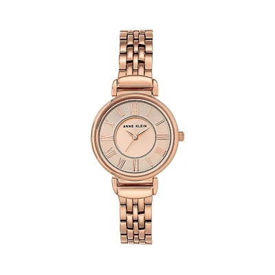 Montre-bracelet de ton or rose