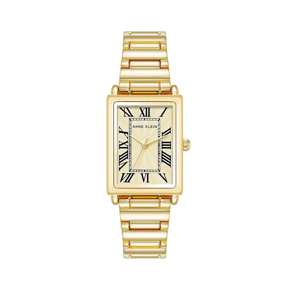 Goldtone Bracelet Watch AK-5046CHGB