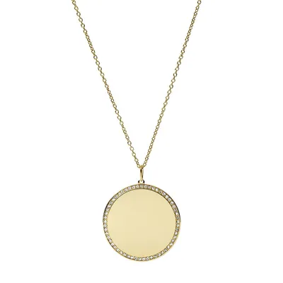 Women's Drew Gold-tone Stainless Steel Pendant Necklace