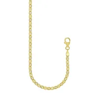 ​10K Goldplated Sterling Silver Marin Necklace - 18" X 0.02MM