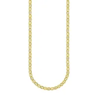 ​10K Goldplated Sterling Silver Marin Necklace - 18" X 0.02MM